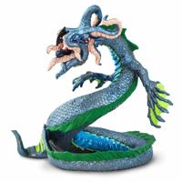 Safari speelfiguur Leviathan jongens 13,8 cm blauw/groen/roze - thumbnail