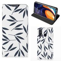 Samsung Galaxy A60 Smart Cover Leaves Blue - thumbnail
