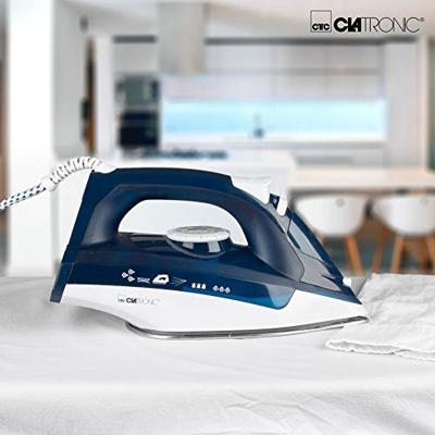 Clatronic DB 3704 Stoomstrijkijzer Wit, Blauw 2200 W