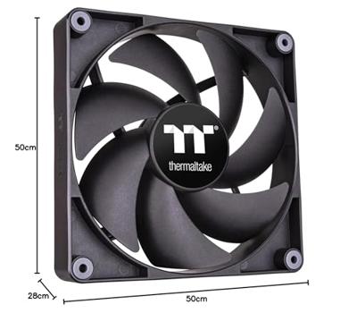 Thermaltake CL-F148-PL14BL-A PC-ventilator Zwart (b x h x d) 140 x 140 x 25 mm Thermaltake CL-F148-PL14BL-A PC-ventilator Zwart (b x h x d) 140 x 140 x 25 mm
