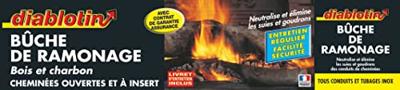 Tora para limpeza de chaminés - ACTO - DIABLOTIN - Tora para limpeza de chaminés Diablotin - Elimina fuligem e alcatrão - Acompanha manual de instruções Tora para limpeza de chaminés - ACTO - DIABLOTIN - Tora para limpeza de chaminés Diablotin - Elimina fuligem e alcatrão - Acompanha manual de instruções