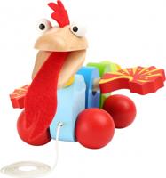 Small Foot Trekdier Draak 29 x 17 x 14 cm rood - thumbnail