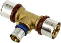 Bonfix Perskoppeling - 3x Alu-pers - T-koppeling - verlopend - 32 x 20 x 32mm - thumbnail