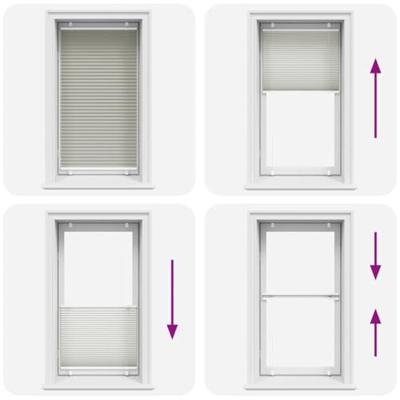 Plissgordijn 70x100 cm stofbreedte 69,4 cm polyester Plissgordijn 70x100 cm stofbreedte 69,4 cm polyester