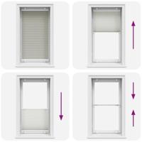 Pliss rolgordijn 80x150 cm stofbreedte 79,4 cm polyester - thumbnail