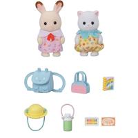 Sylvanian Families Duo peutervriendjes samen wandelen - thumbnail