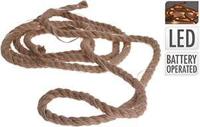 Touw guirlande LED L300cm 30lamps dia. 20mm op batterij - 5510130 - thumbnail