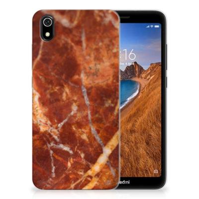 Xiaomi Redmi 7A | TPU | Siliconen hoesje | Marmer Bruin