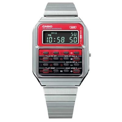 Casio CA-500WE-4BEF Zilverkleurig (Ø 34 mm) Heren horloge