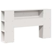 Bedframe zonder matras massief grenenhout wit 140x200 cm - thumbnail