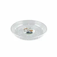 Elho uni-schotel rond 28 cm transparant - thumbnail