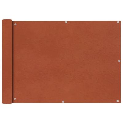 VidaXL Balkonscherm oxford textiel 75x400 cm terracotta