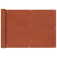 VidaXL Balkonscherm oxford textiel 75x400 cm terracotta - thumbnail