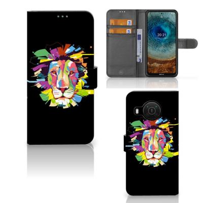 Nokia X10 | Nokia X20 Leuk Hoesje Lion Color Nokia X10 | Nokia X20 Leuk Hoesje Lion Color
