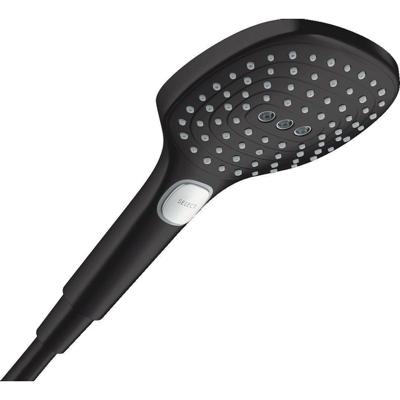 Hansgrohe Handdouche Raindance Select E 120 3jet Mat Zwart Hansgrohe Handdouche Raindance Select E 120 3jet Mat Zwart