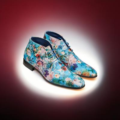 Azure Bloom High Lureaux - Handgemaakte Nette Schoenen Voor Heren
