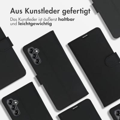 Accezz Wallet Softcase Bookcase Samsung Galaxy A14 (5G/4G) Telefoonhoesje Zwart