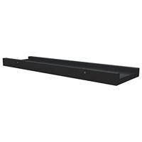 VidaXL Fotoplanken 2 st 40x9x3 cm mdf zwart - thumbnail