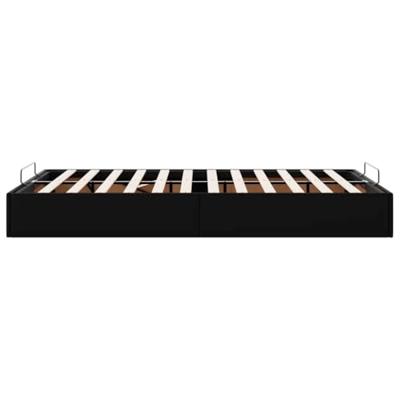 Bedframe zonder matras 120x190 cm kunstleer zwart