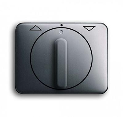 Busch-Jaeger 2CKA001753A1092 Jaloezie-schakelaar, Jaloezie-schakelaar/-knop Afdekking Alpha Nea, Alpha exclusive Platina 1 stuk(s)