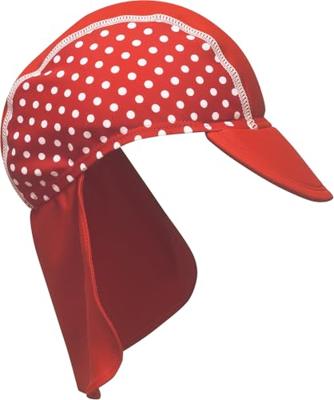 Playshoes zwemcap Stippen Rood Wit-53 cm