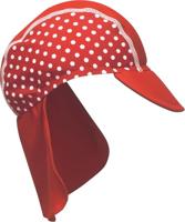 Playshoes zwemcap Stippen Rood Wit-53 cm - thumbnail