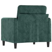 Fauteuil 60 cm fluweel donkergroen - thumbnail