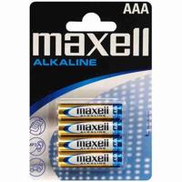 Maxell Battery Alkaline LR-03 AAA 4-Pack Wegwerpbatterij - thumbnail