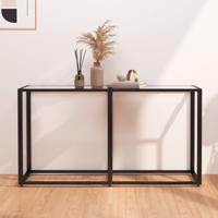 Wandtafel 140x35x75,5 cm gehard glas transparant - thumbnail