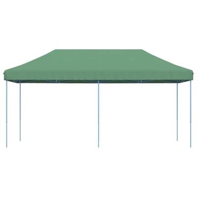 Partytent inklapbaar pop-up 580x292x315 cm bruin - thumbnail