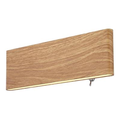 Globo Design wandlampSiegfried S hout met schakelaar - 41751W-8