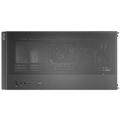 Antec FLUX Midi-tower PC-behuizing Zwart, Hout