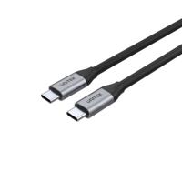 UNITEK Human Friendly USB-C 100W PD snellaadkabel met 4K @60Hz en 10Gbps gegevens (USB 3.2 Gen2) C14082ABK Power Delivery 100W USB SuperSpeed + Quick Charge zwart - thumbnail
