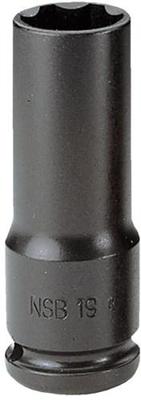 Facom lange impact doppen 1/2' convex 19mm - NSB.19