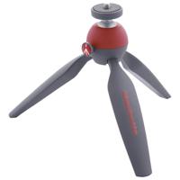 Manfrotto MTPIXI-RD Treppiedi da Tavolo di Tipo Pixi, Rosso/Grigio - thumbnail