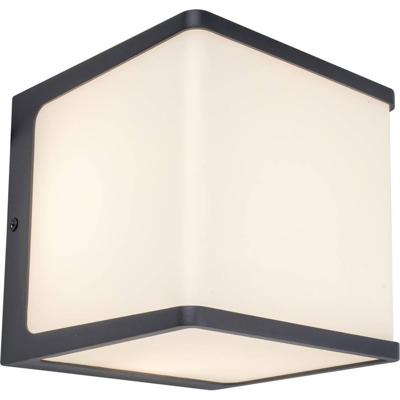 Lutec Vierkante wandlampDoblo antraciet - 5105001125