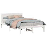 Bedframe Wit 120 x 190 cm Massief grenenhout - thumbnail