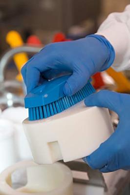 Nagelborstel Vikan hard 130mm blauw