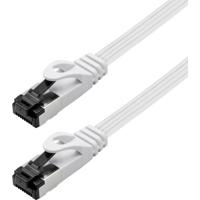 Maxtrack TI55-1L RJ45 Netwerkkabel, patchkabel CAT 8.1 U/FTP 1 m Wit Plat 1 stuk(s) - thumbnail