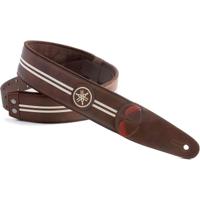 Yamaha RightOn! Race Vegana Guitar Strap Brown gitaarband - thumbnail