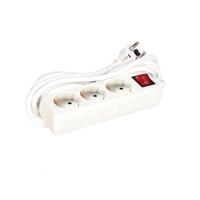 3-Voudige stekkerdoos met schakelaar en randaarde - thumbnail