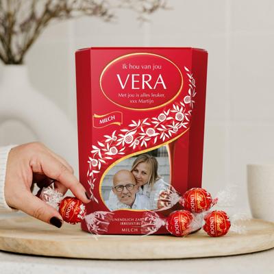 Gepersonaliseerde Lindt Chocolade Giftbox - Melk