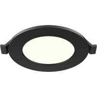 LED Downlight Inbouwspot Dimbaar - Brinton Thin - 4W 280lm 120° Bundelhoek - Natuurlijk Wit 4000K - IP40 - Rond - Zwart - Ø85mm Buitenmaat - Ø70mm Zaagmaat - thumbnail