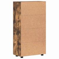 Dressoir Gerookt eiken 55,5 x 29 x 100 cm Bewerkt hout - thumbnail