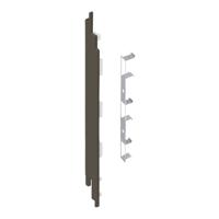 Keralit Eindkap links Kwartsgrijs (2884) (Sponningdeel 190) - thumbnail