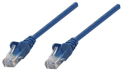 Intellinet 318938 RJ45 Netwerkkabel, patchkabel CAT 5e U/UTP 1.00 m Blauw 1 stuk(s)
