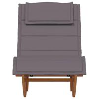 Ligbed schommelend met kussen massief acaciahout - thumbnail