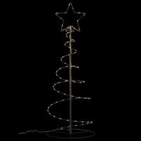 VidaXL Led-kerstboom 80 leds warm wit 120 cm - thumbnail