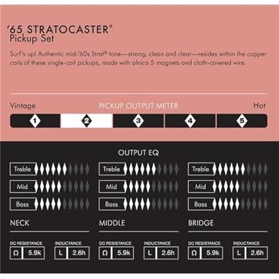 Fender Pure Vintage '65 Strat Pickup Set (set van 3)