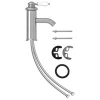 VidaXL Wastafelkraan 130x180 mm zilverkleurig - thumbnail